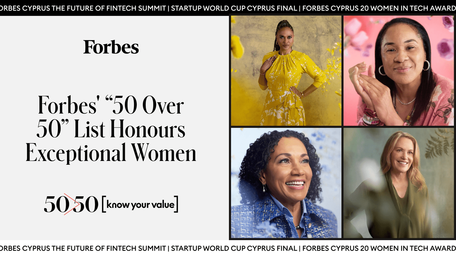 Forbes' “50 Over 50” List Honours Exceptional Women