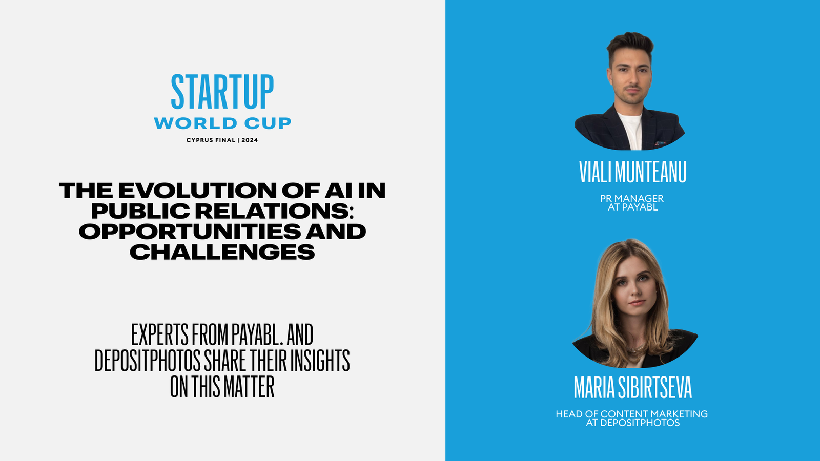 The Evolution of AI in Public Relations: Opportunities and Challenges Experts from Payabl and Depositphotos share their insights on this matter