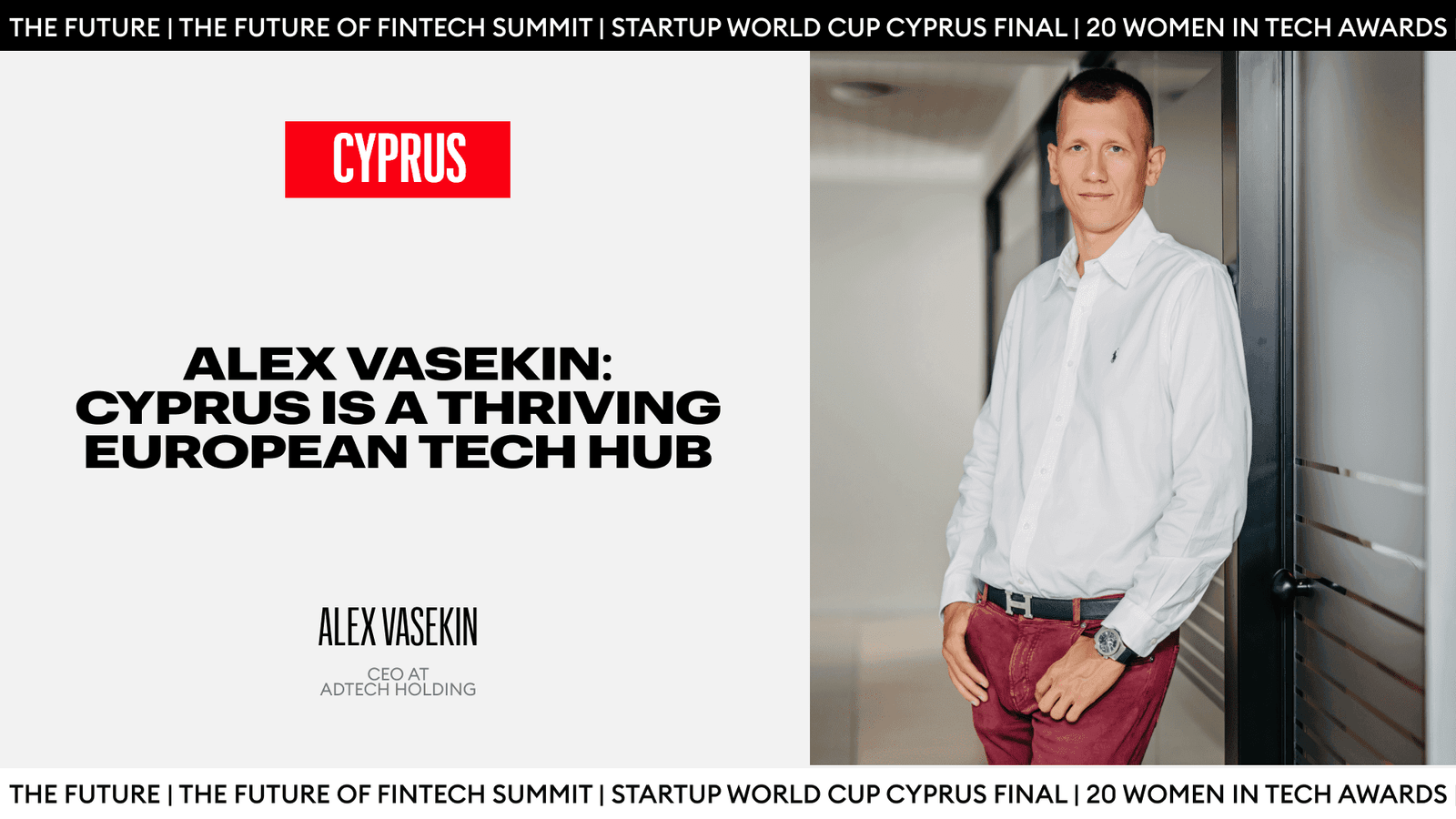 Alex Vasekin CEO Adtech Holding