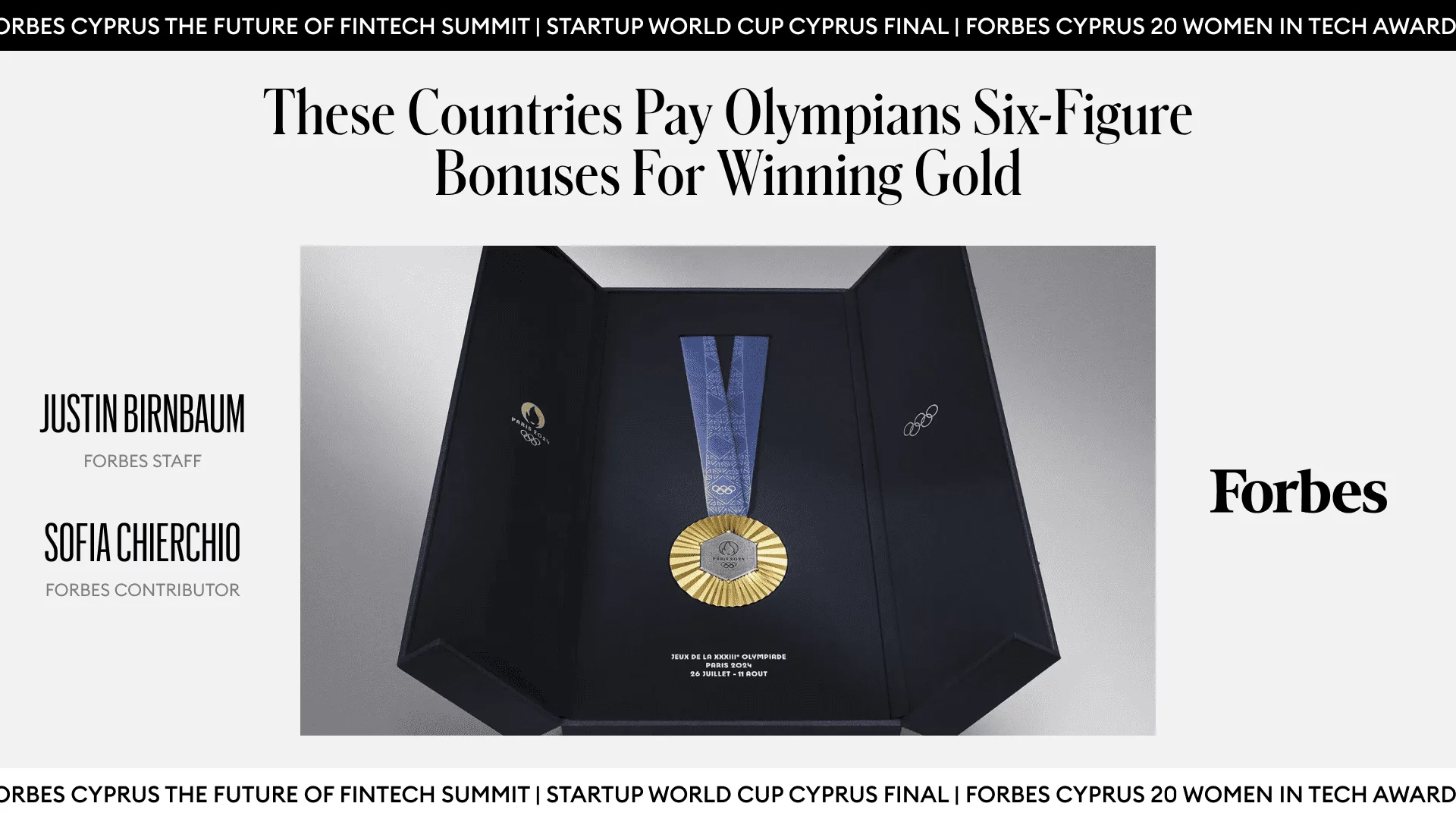 These Countries Pay Olympians Six-Figure Bonuses For Winning Gold