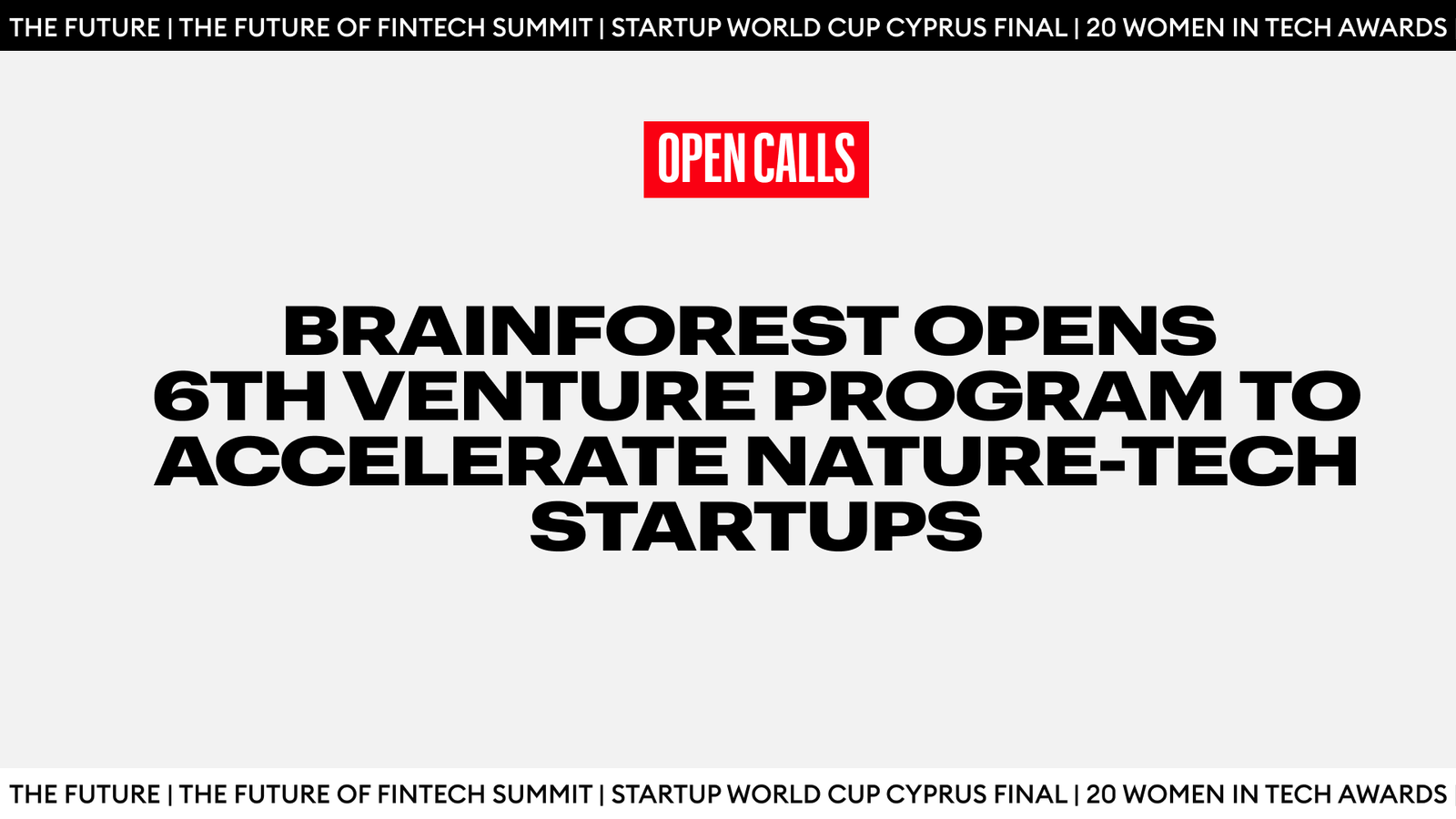 Brainforest Nature-Tech Startups