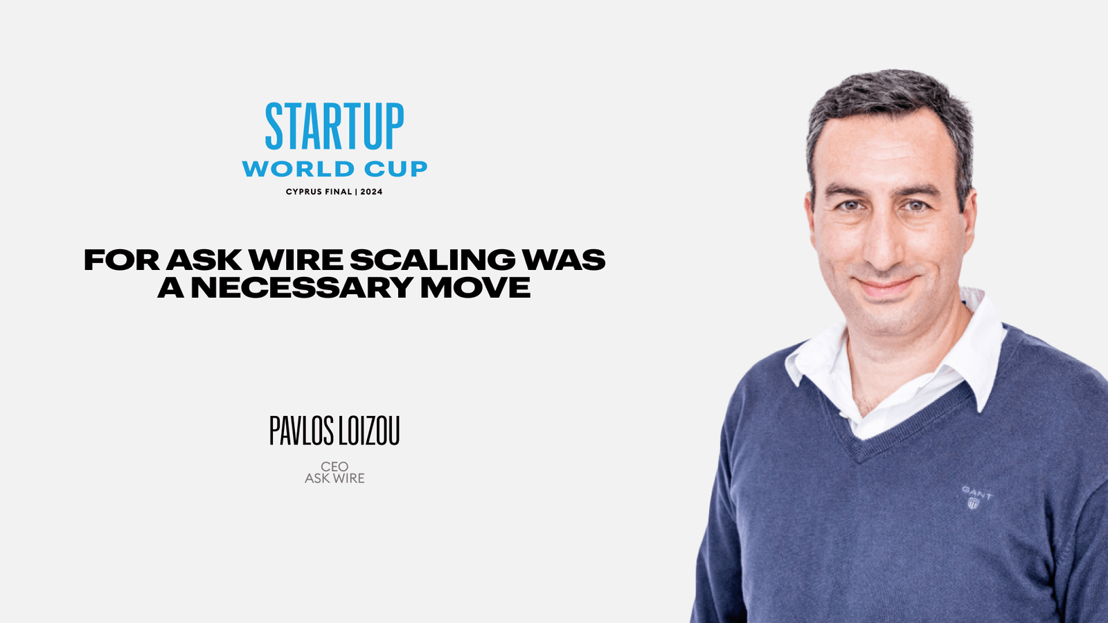 Mr Pavlos Loizou CEO of Ask Wire