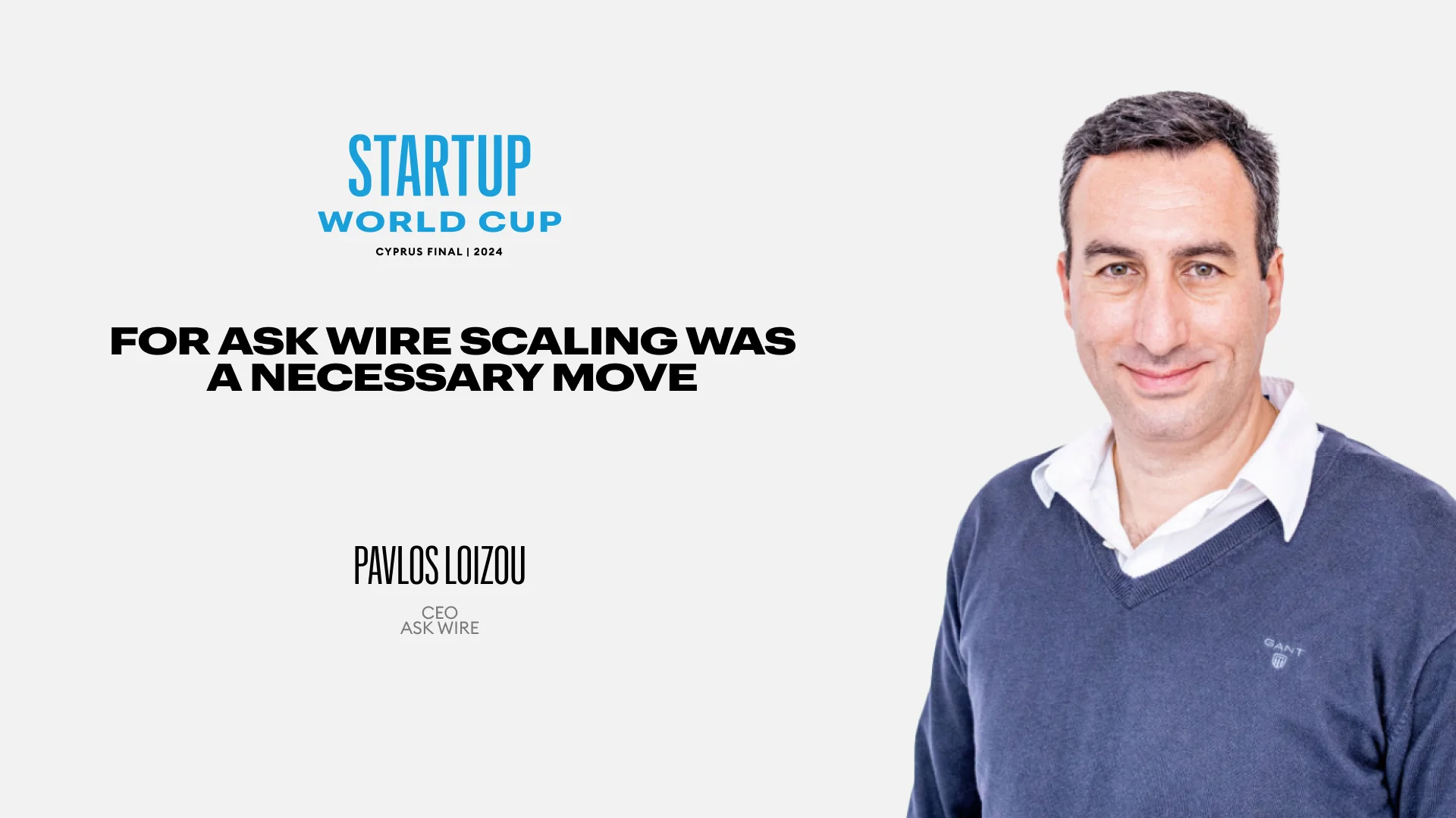 Mr Pavlos Loizou CEO of Ask Wire