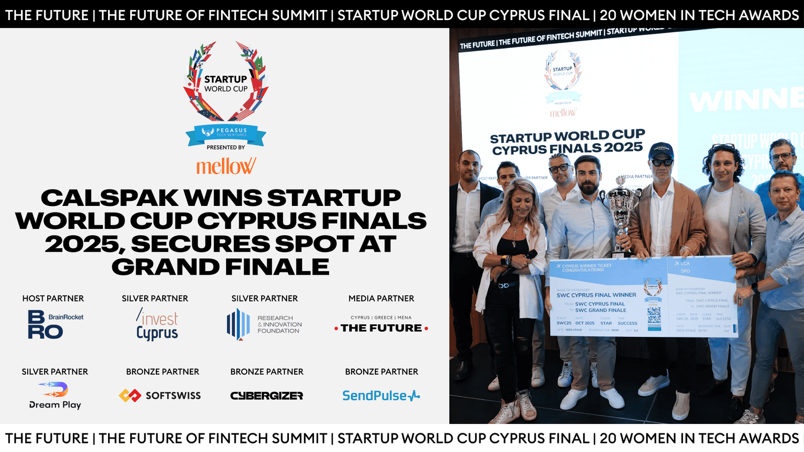 Calspak Wins Startup World Cup Cyprus Finals 2025