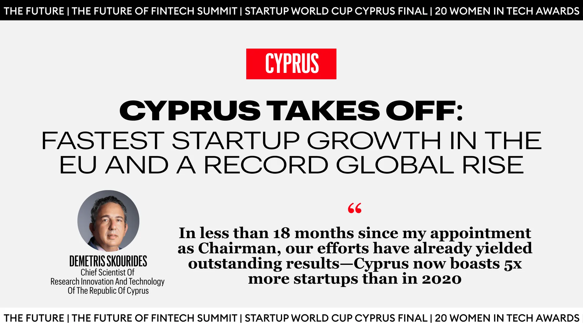 Cyprus Takes Off Fastest Startup Growth