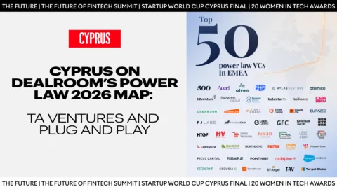 Cyprus on Dealroom’s Power Law 2026 Map: TA Ventures and Plug and Play