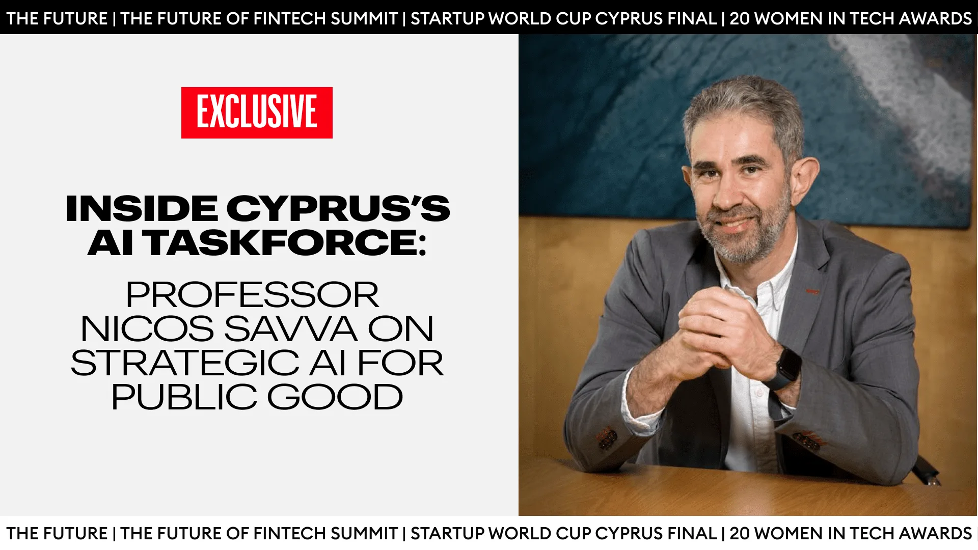 Cyprus’s AI Taskforce Professor Nicos Savva