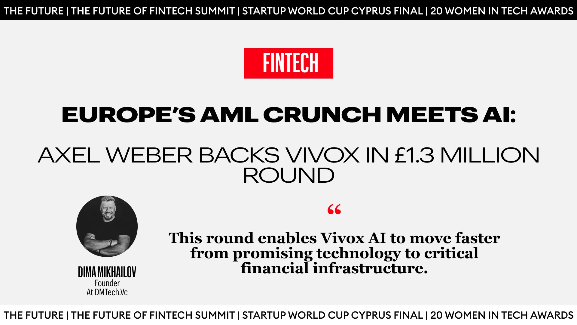 Europe’s AML Crunch Meets AI Vivox