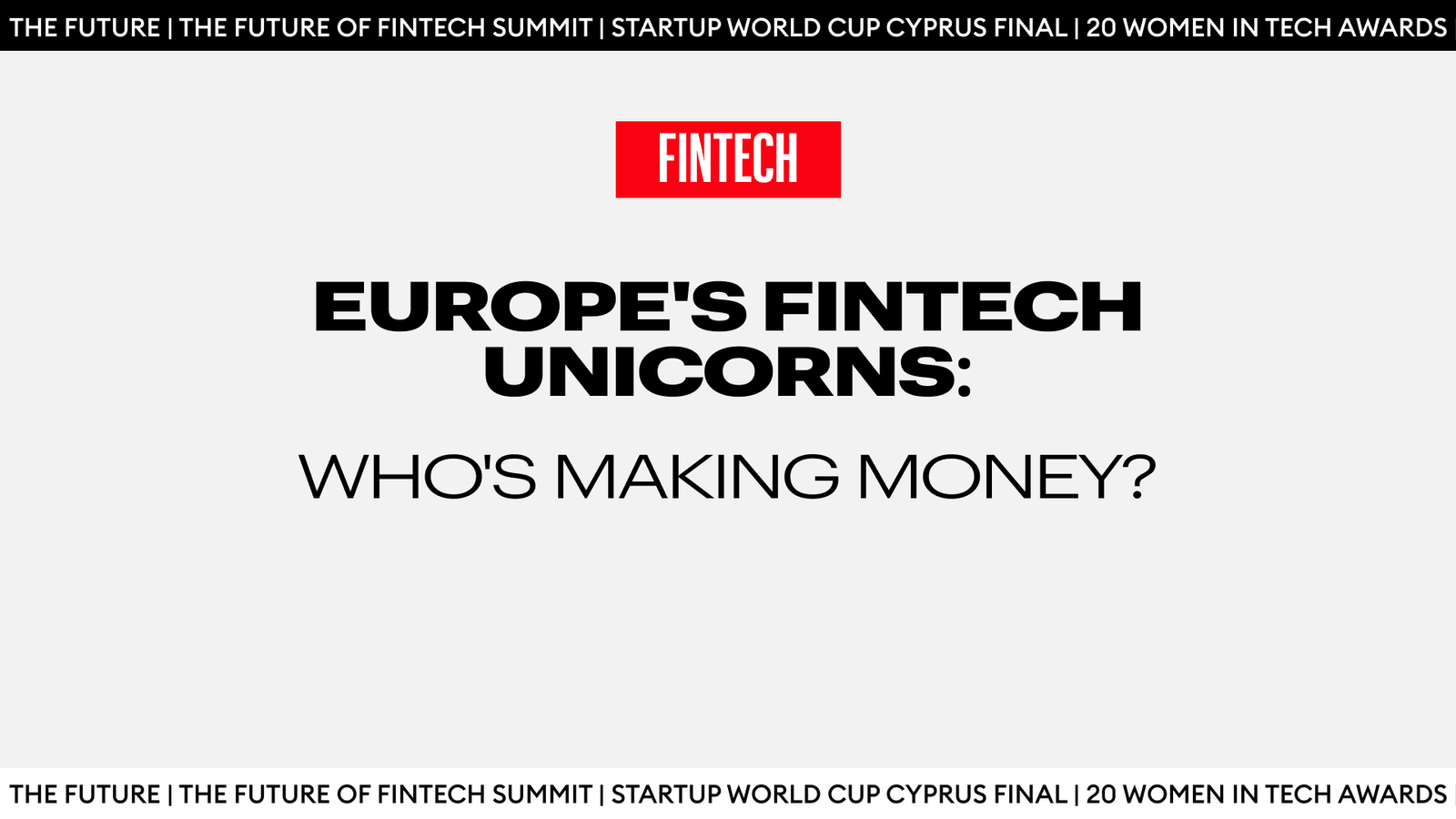 Europe's Fintech Unicorns