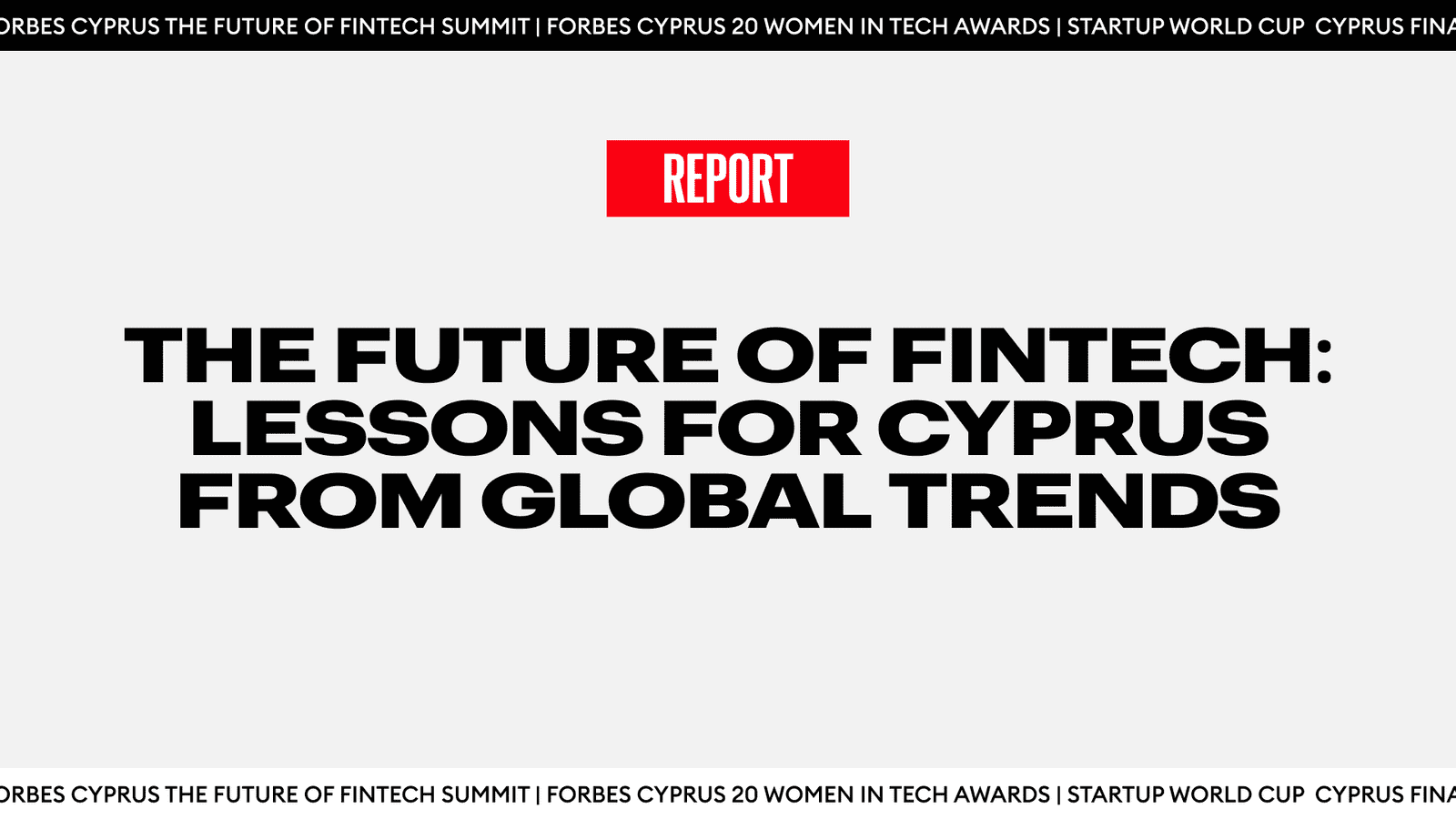 Fintech - Lessons For Cyprus