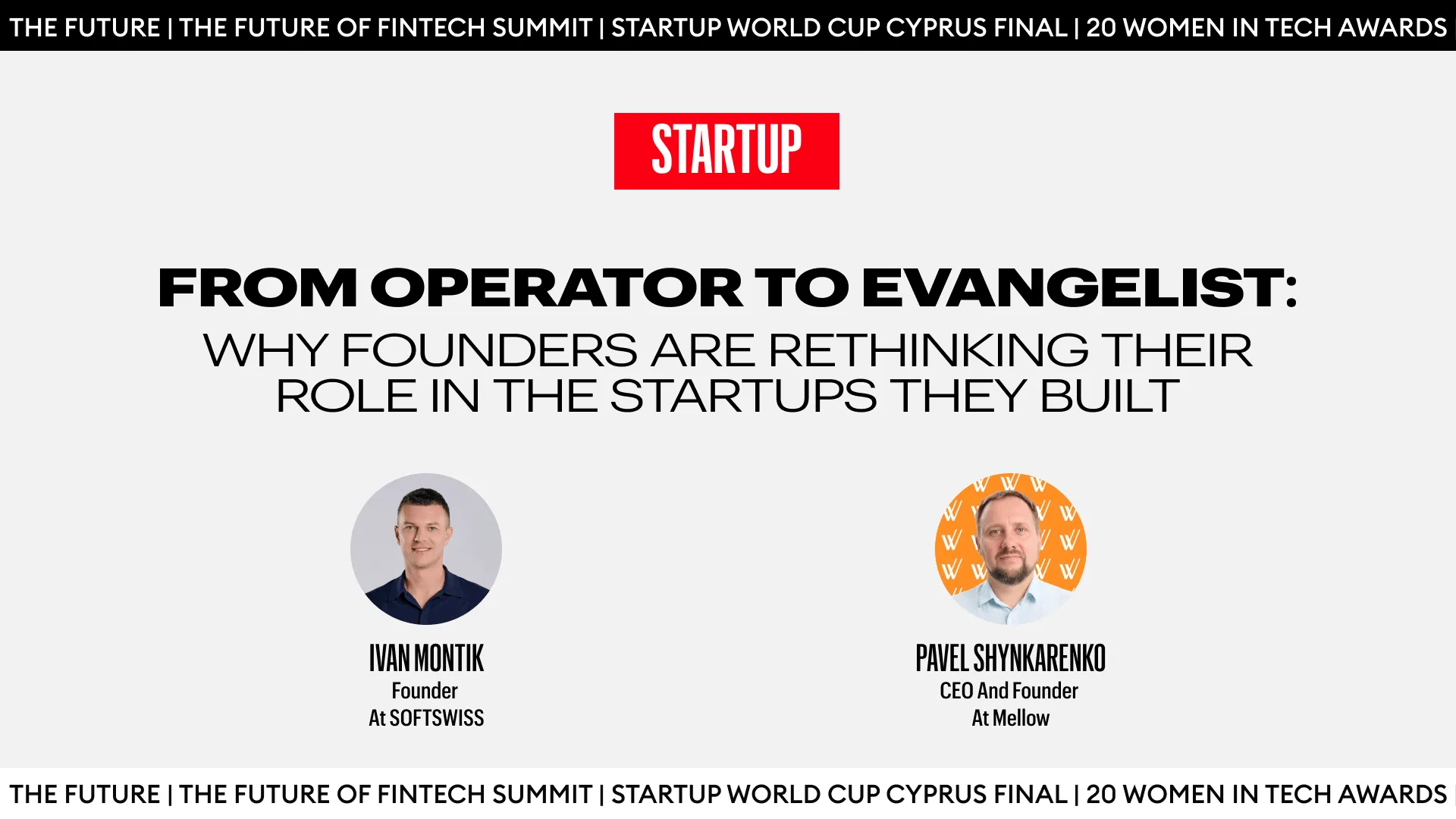 Founders Role Startups