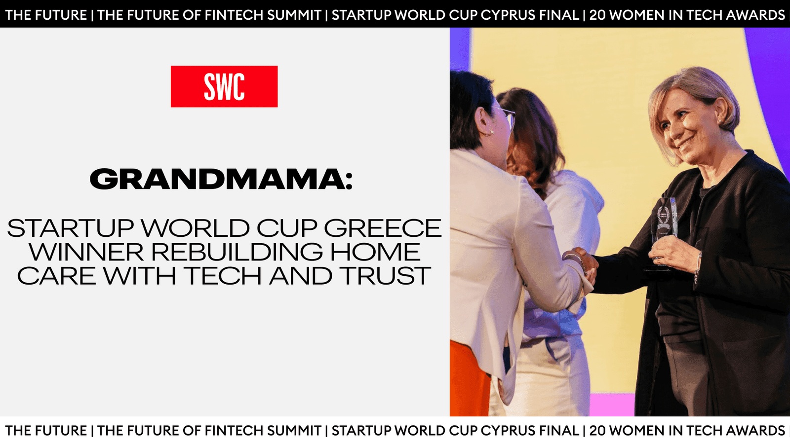 Grandmama Startup World Cup Greece Winner