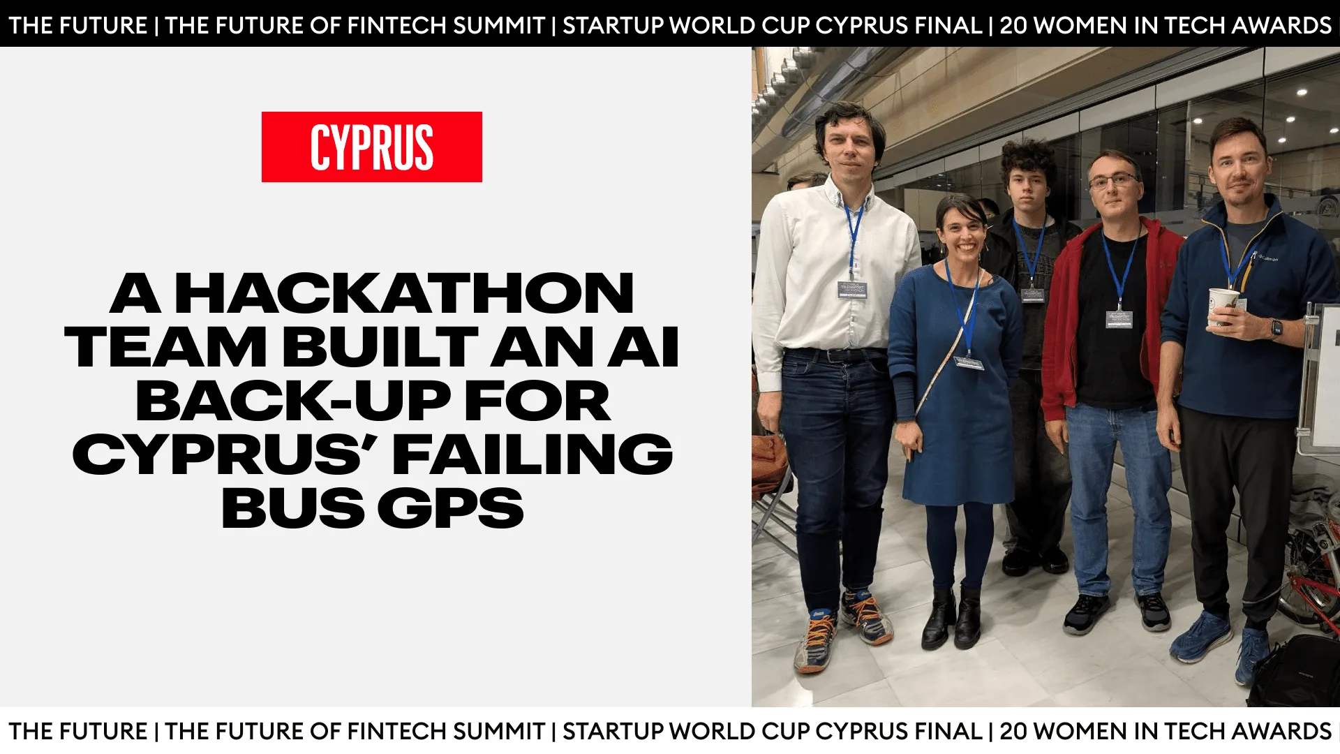 Hackathon Cyprus’ Failing Bus GPS