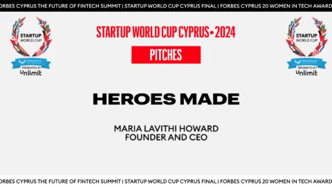 Startup World Cup Cyprus Finals 2024: Heroes Made – Maria Lavithi Howard