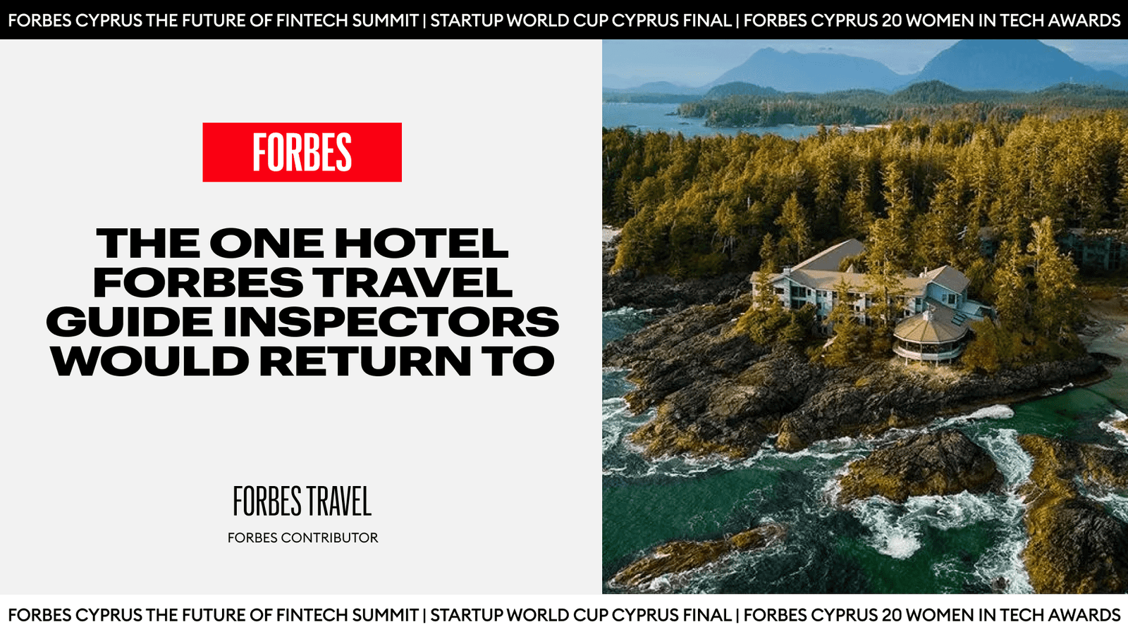 Hotel Forbes Travel Guide Inspectors