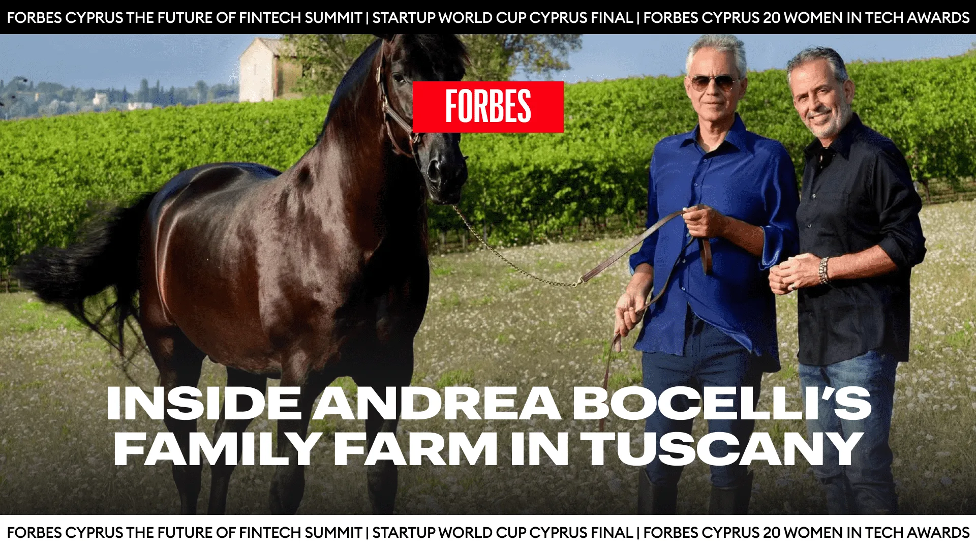 Inside Andrea Bocelli’s Family Farm In Tuscany