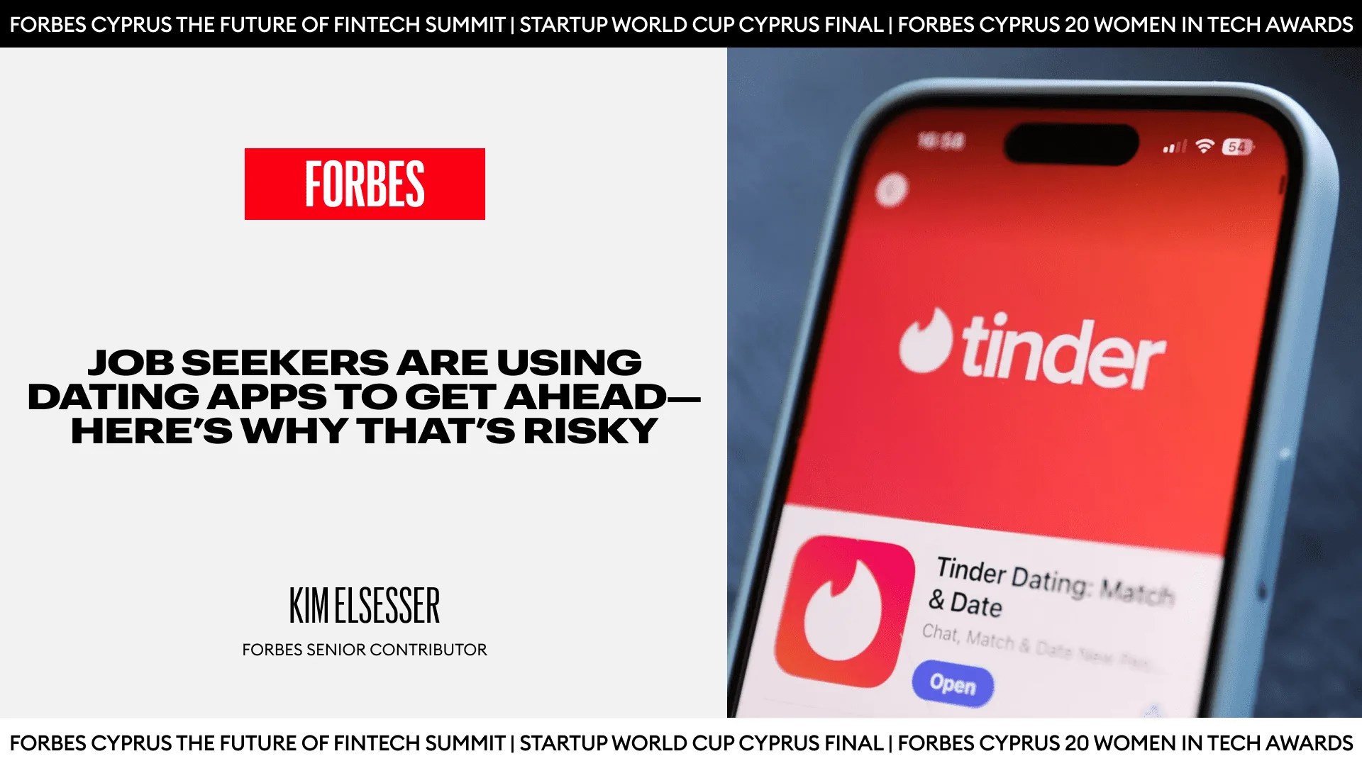 Job Seekers Are Using Dating Apps