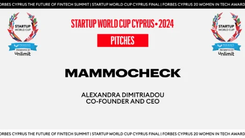 Startup World Cup Cyprus Finals 2024: Mammocheck – Alexandra Dimitriadou