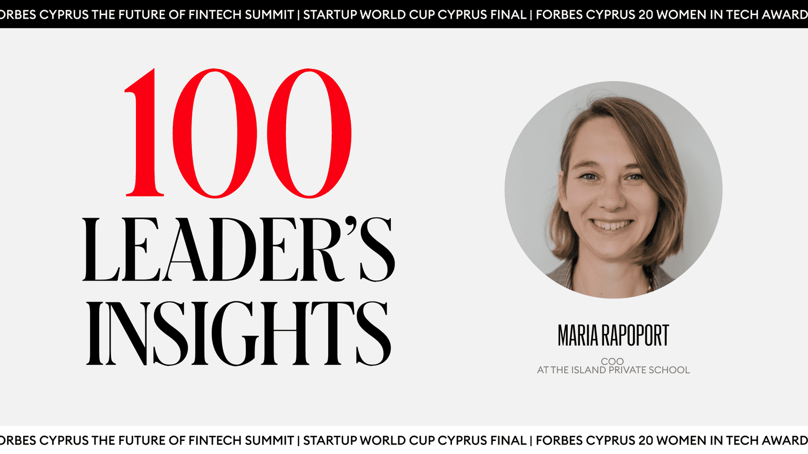 Maria Rapoport, COO at The Island Private School