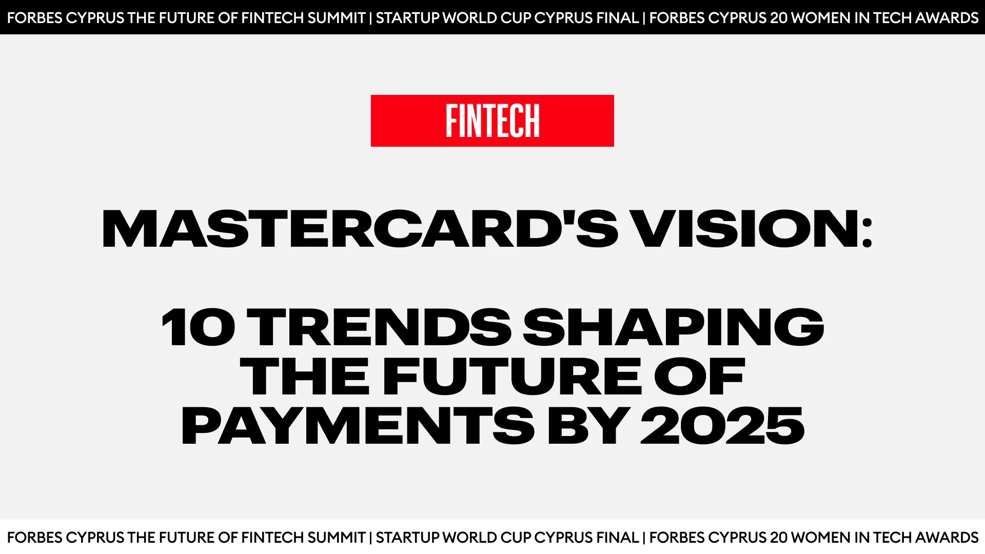 Mastercard's Vision 2025