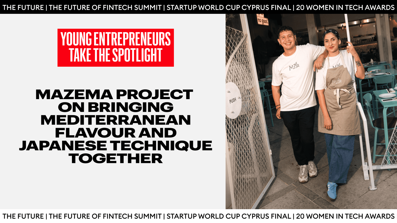 Mazema Project Mediterranean Flavour Japanese Technique