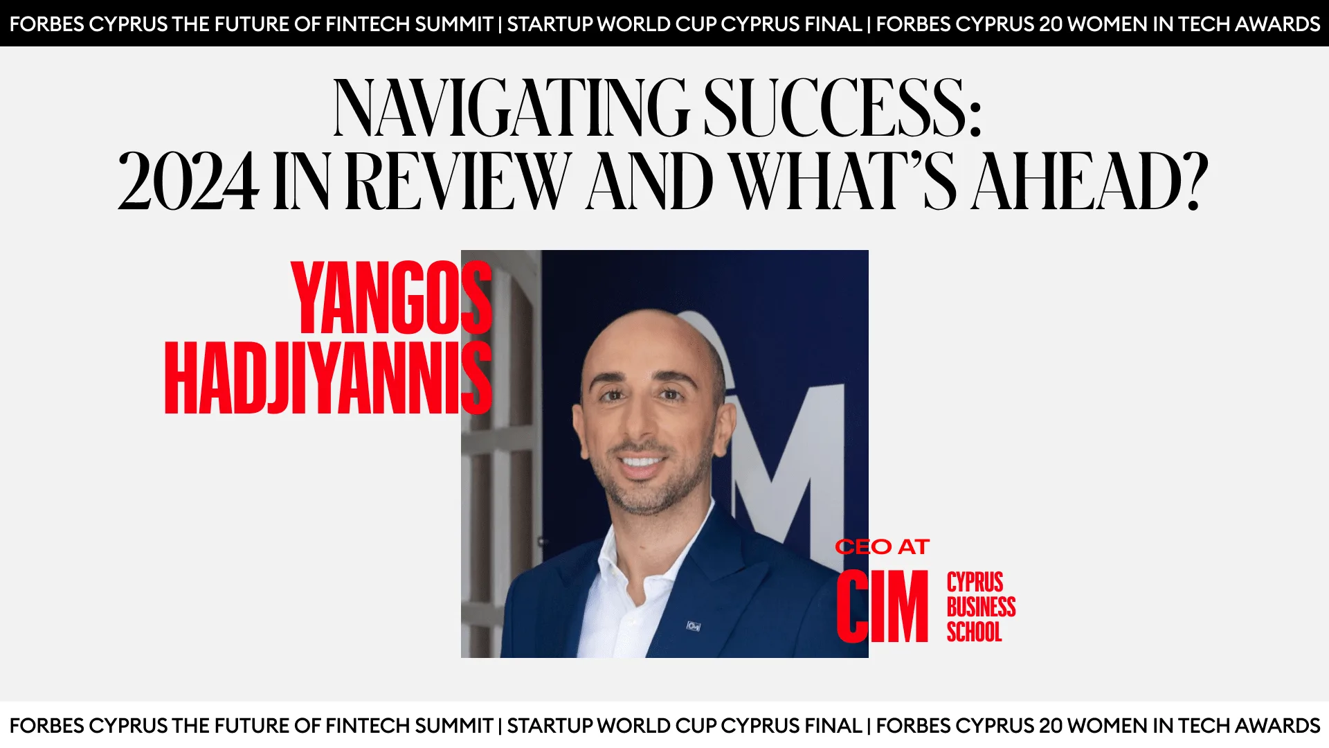 Navigating Success Yangos Hadjiyannis CIM