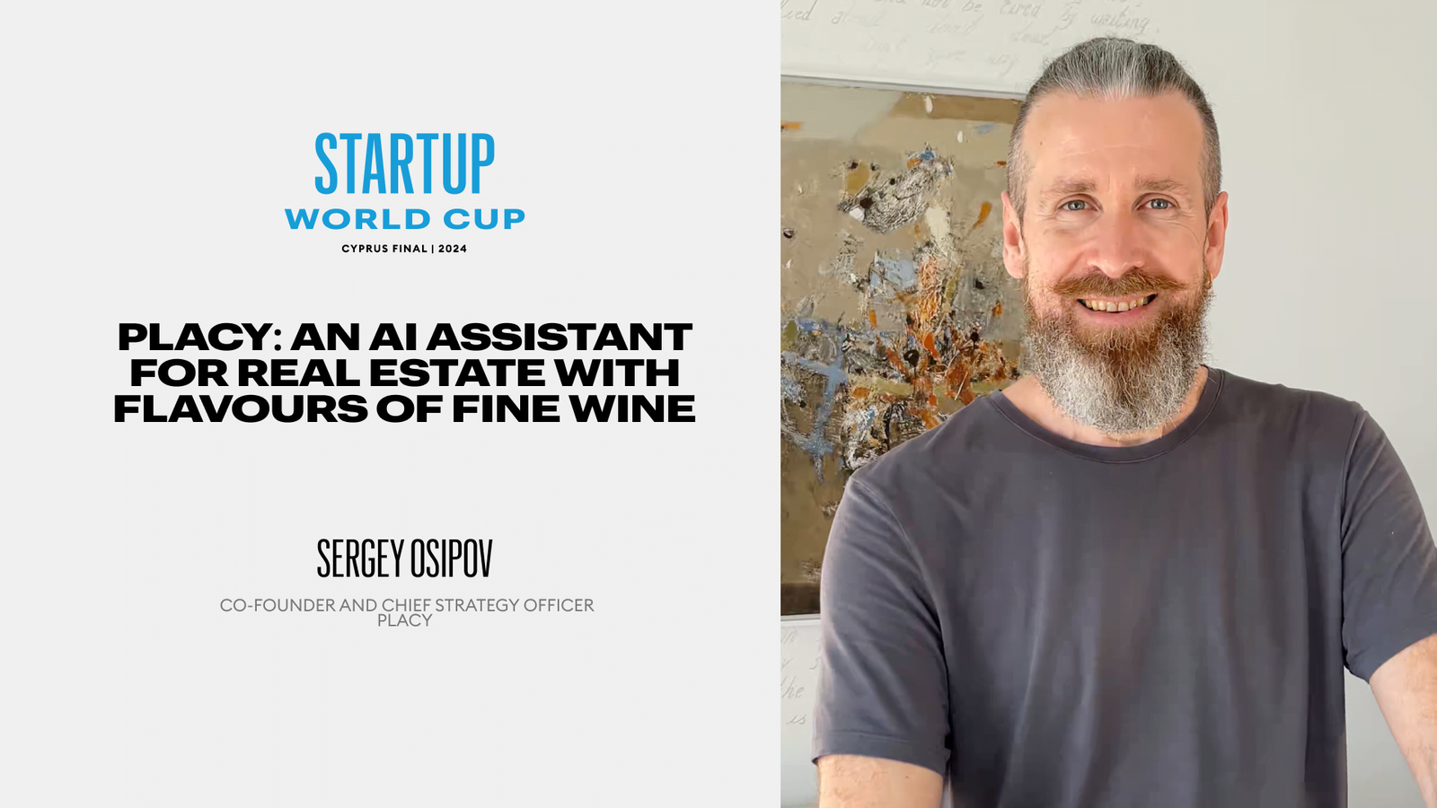 Sergey Osipov, founder and Chief Strategy Officer at Placy