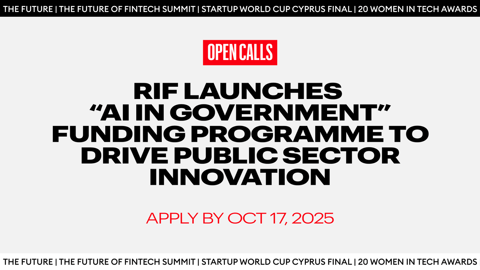 RIF AI in Government