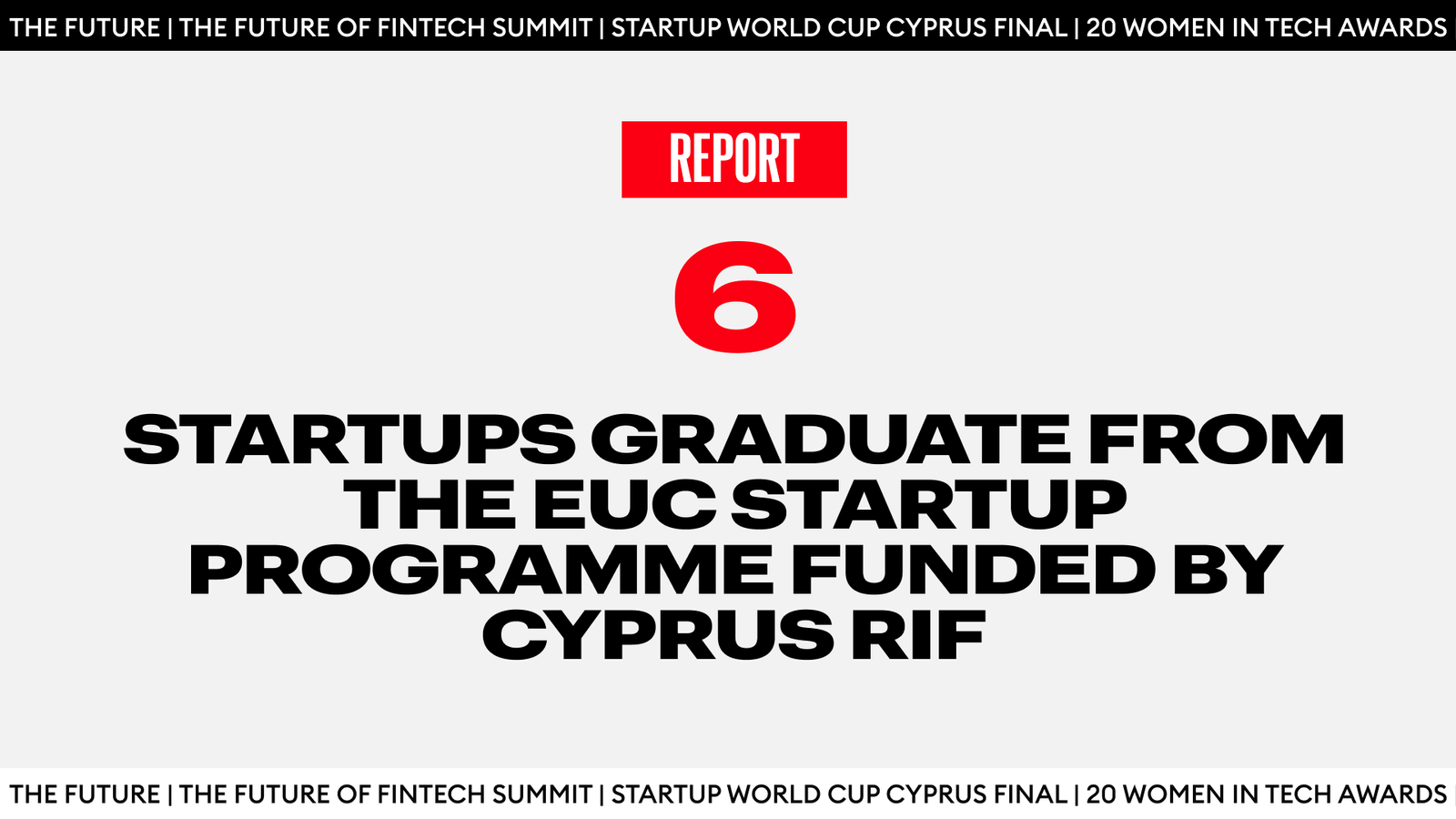 Six Startups Graduate RIF