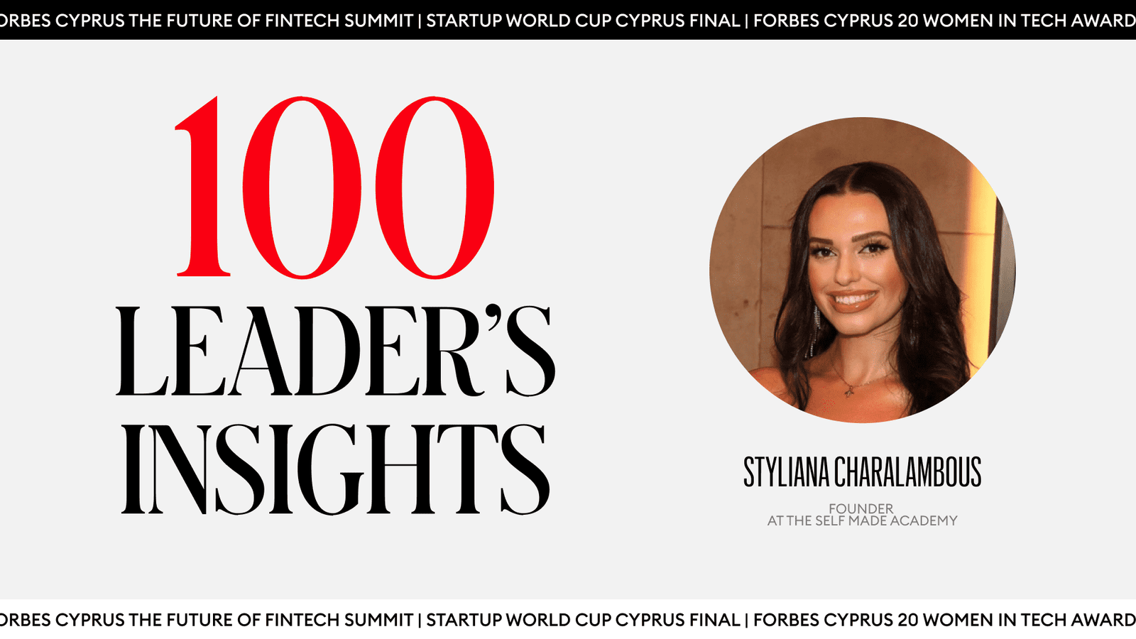 Styliana Charalambous, founder of the Self Made Academy