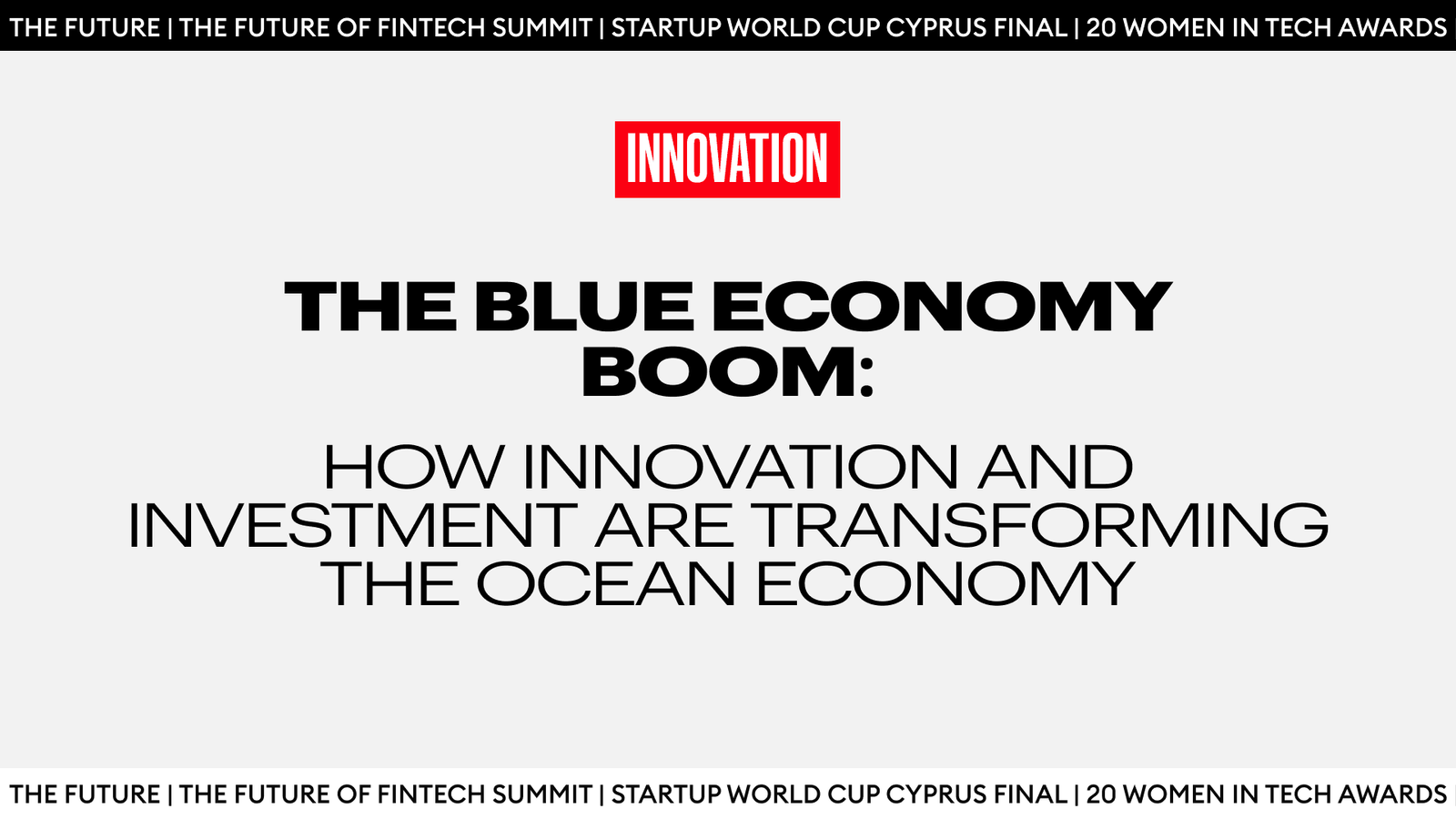 The Blue Economy Boom