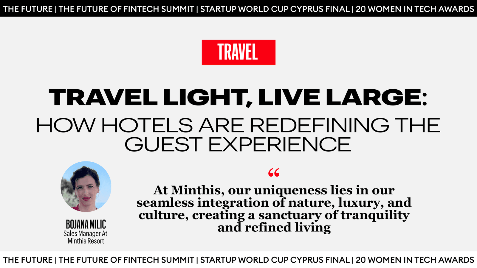 Travel Light, Live Large Minthis
